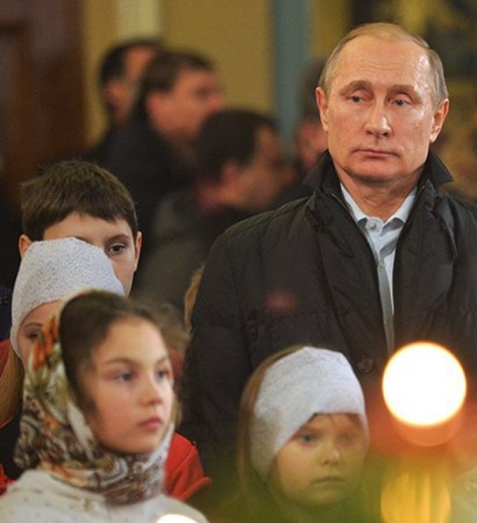 СВЕЧА ЗА ПУТИНА.