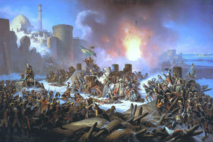 Януарий Суходольский. Штурм Очакова 6декабря 1788 года (1853)