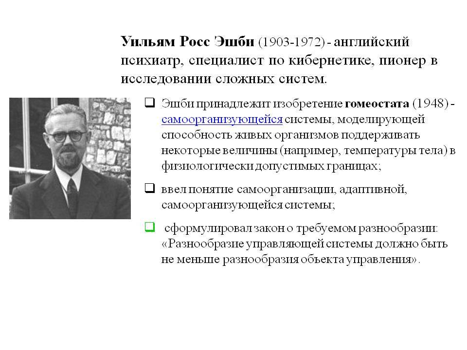 Управление росс. Уильям Эшби. Уильям Эшби вклад в менеджмент. Уильям Эшби 1903. Росс Эшби.