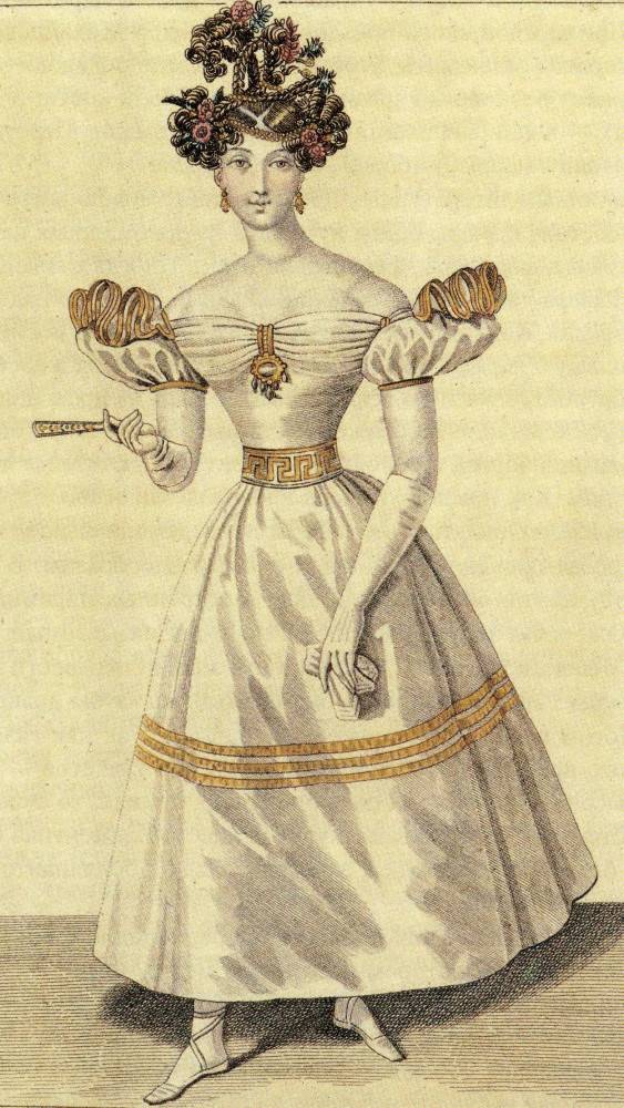 Бальные платья 1812 года